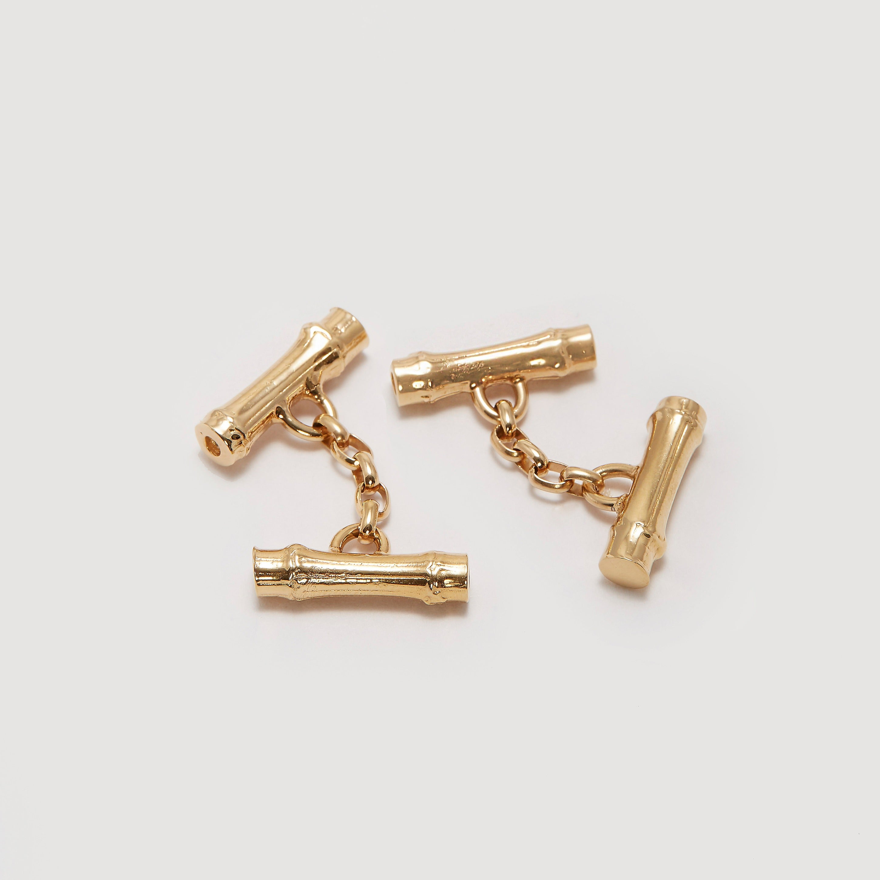 Bamboo Cufflinks | 18 Carat Gold Plating | Codis Maya – Codis Maya Ltd