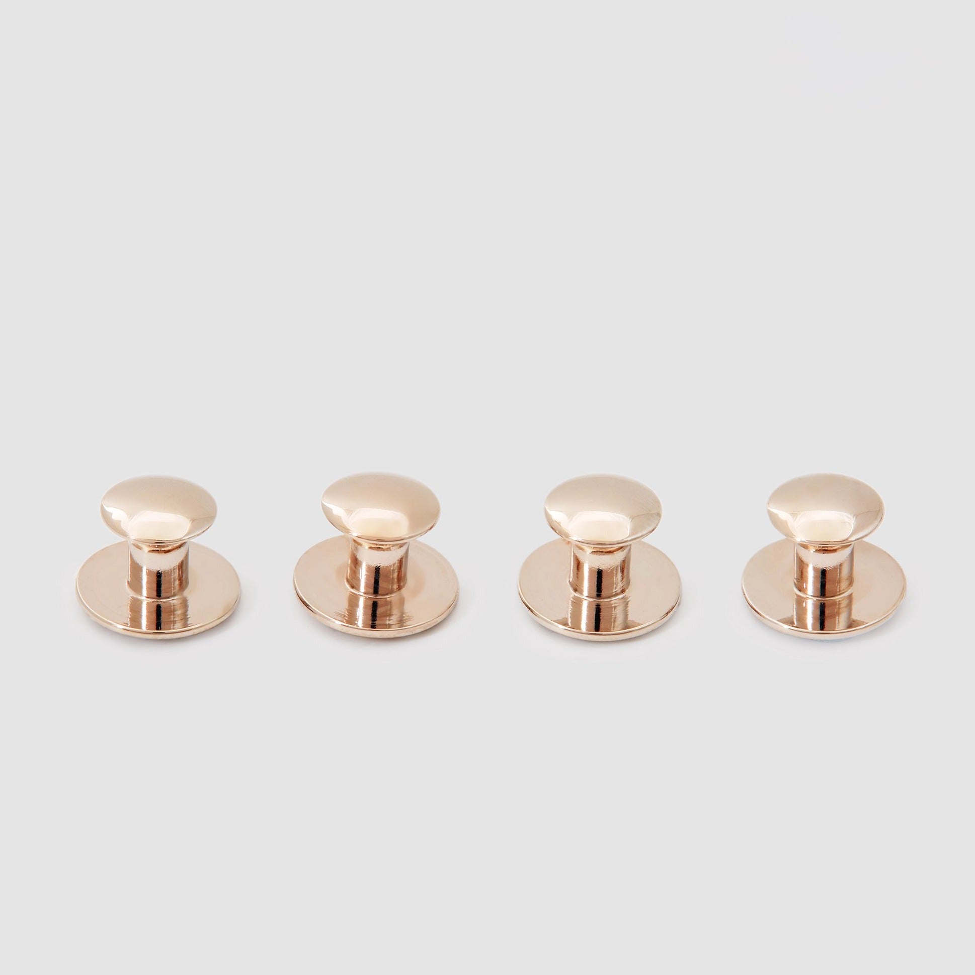 Rose gold stud deals set