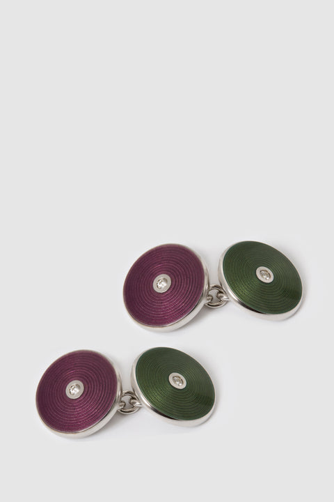 enamel cufflinks